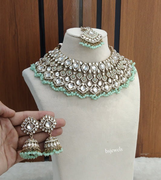 Antique Mint Necklace Param sets