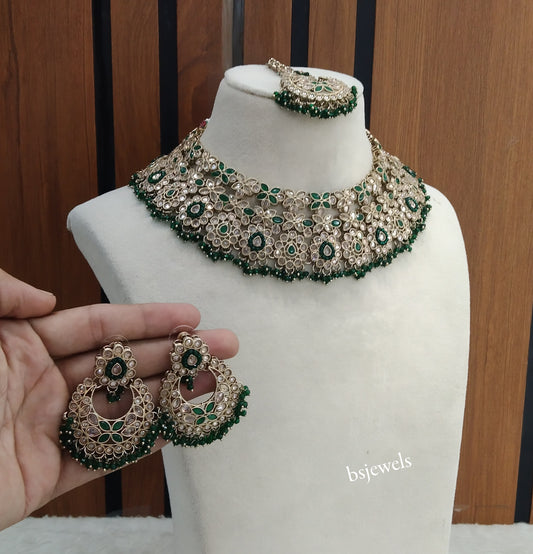 Antique Green Necklace Merra sets