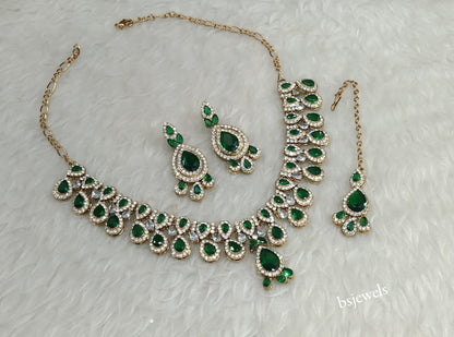 Antique Green Necklace Yara sets