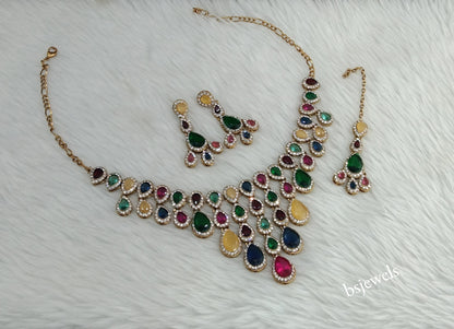 Antique Multi Color Necklace Yara sets
