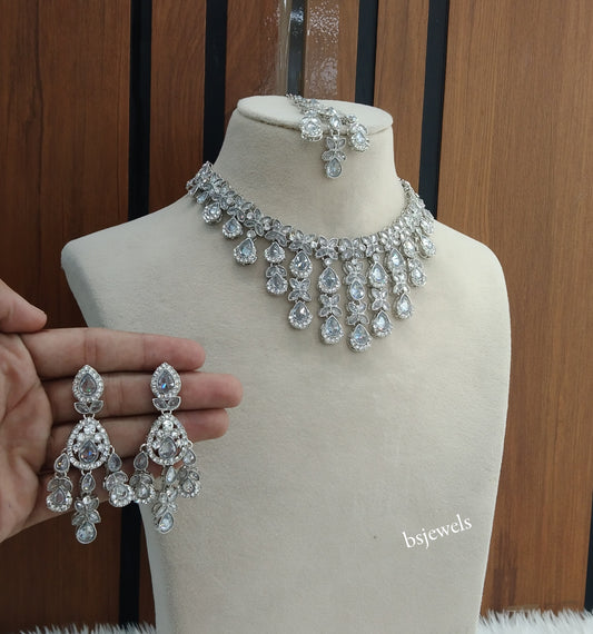 Silver Necklace Yara sets
