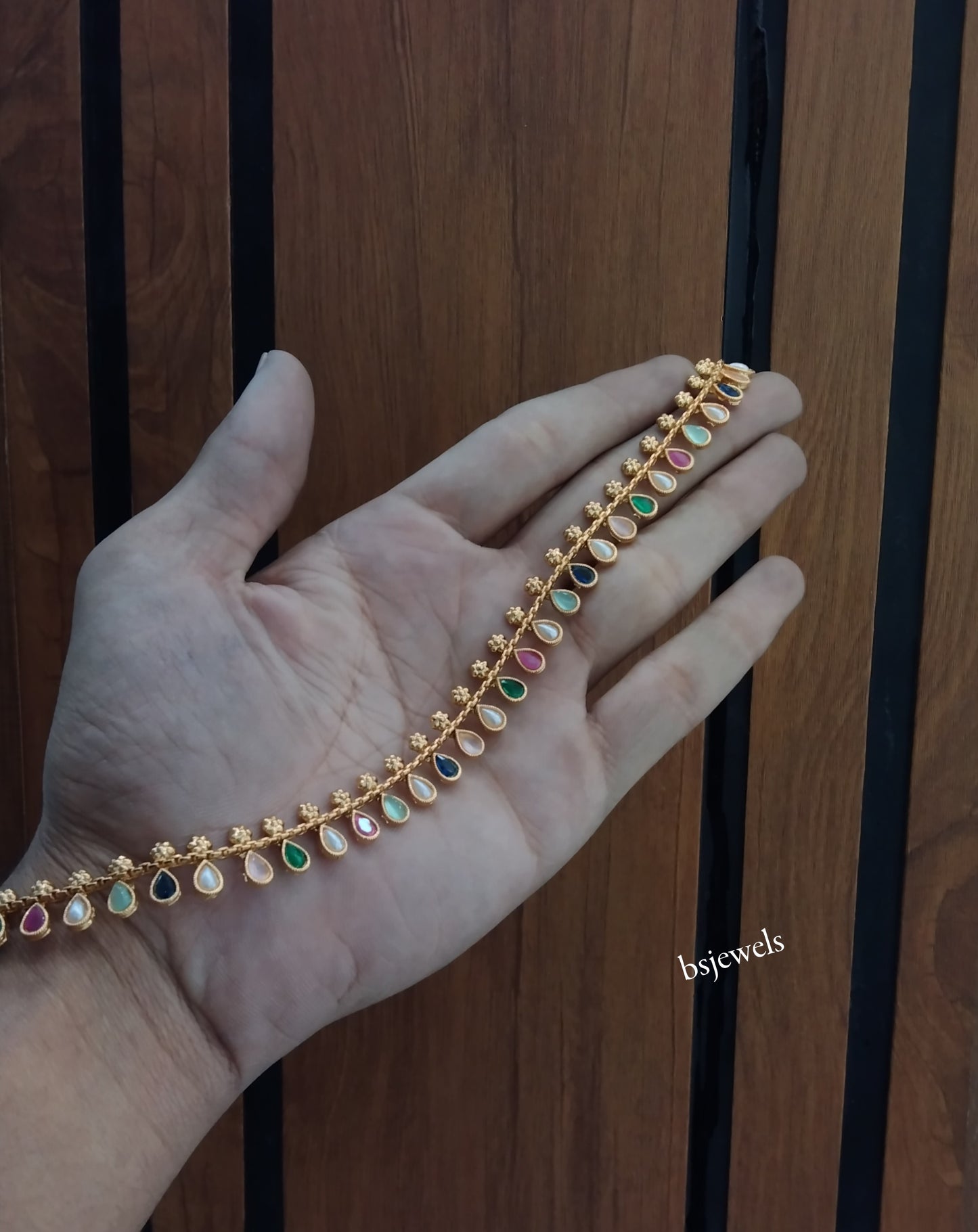 Gold Anklets Jhanjar Payal Jewellery  Set