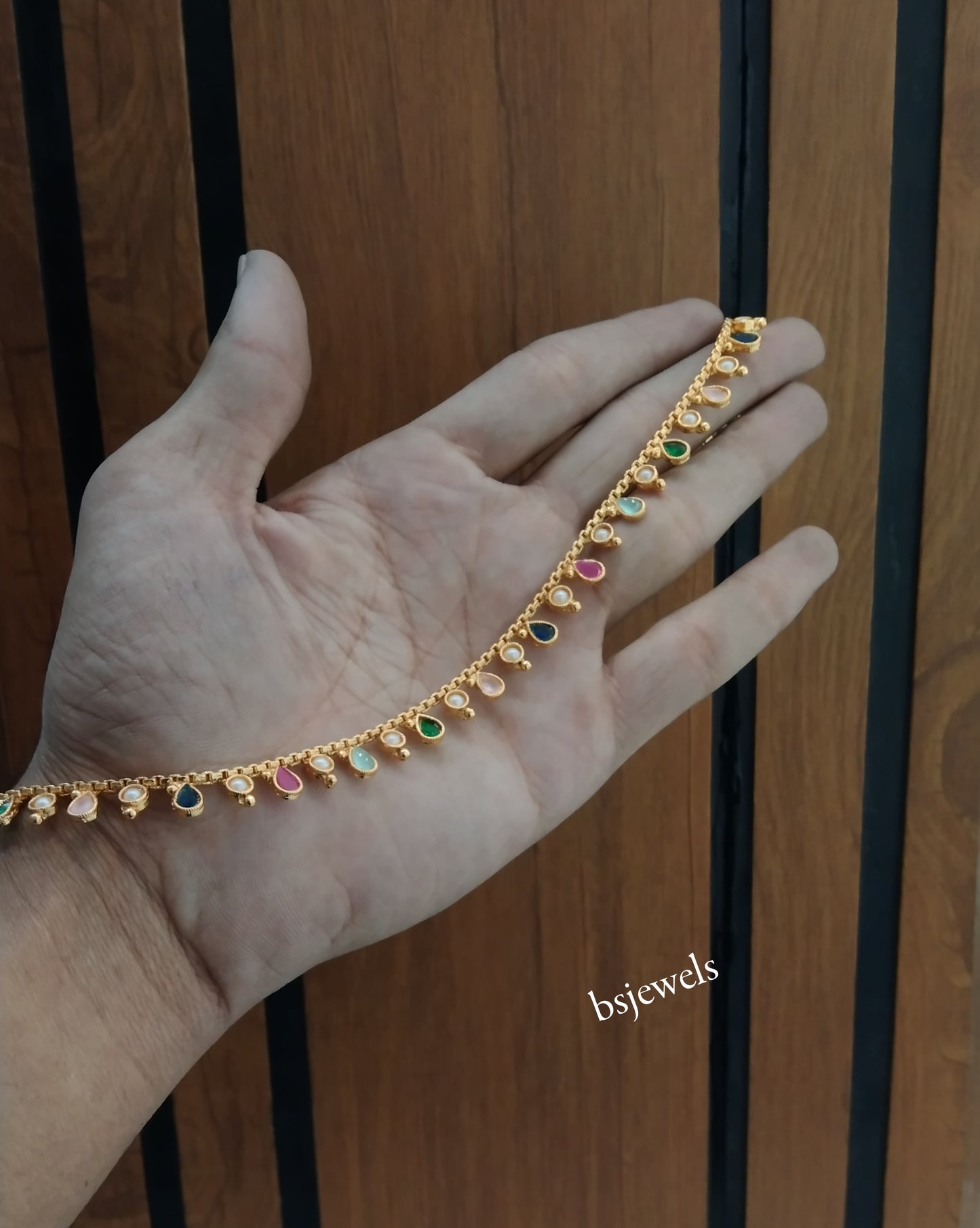 Gold Anklets Jhanjar Payal Jewellery  Set