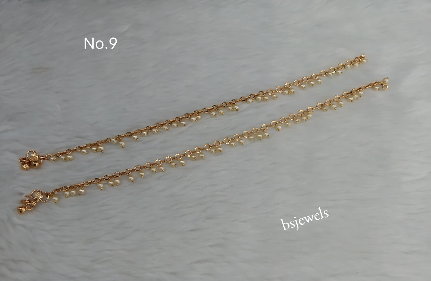 Gold Anklets Jhanjar Payal Jewellery  Set