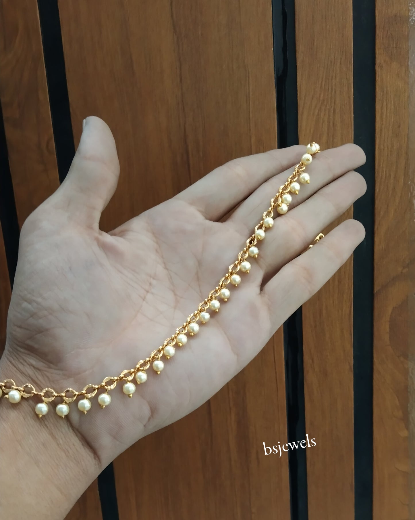 Gold Anklets Jhanjar Payal Jewellery  Set