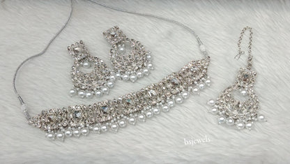 Silver Choker Jewellery Stella  Sets
