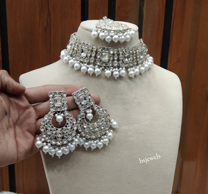 Silver Choker Jewellery Stella  Sets