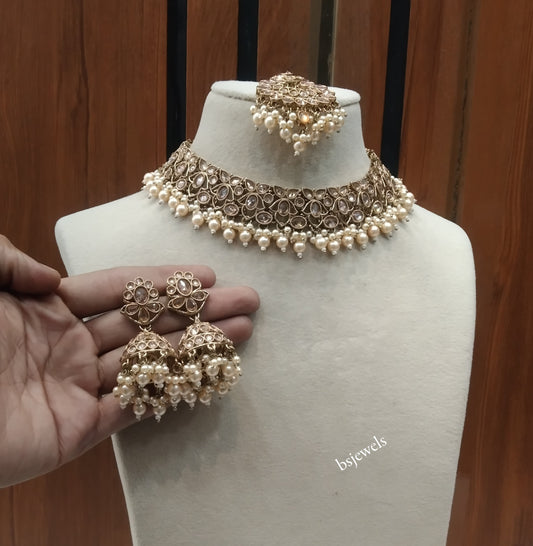 Antique Gold Necklace Harper sets