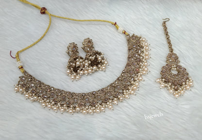 Antique Gold Necklace Harper sets