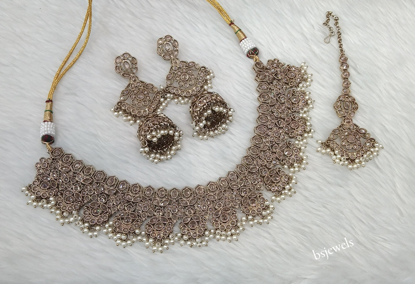 Antique Gold Necklace Harper sets