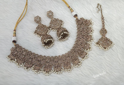 Antique Gold Necklace Harper sets