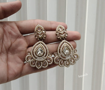 Antique Gold Bollywood Ida Earrings