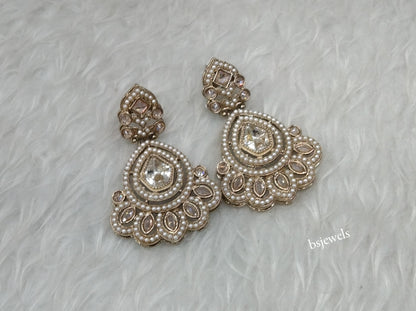 Antique Gold Bollywood Ida Earrings