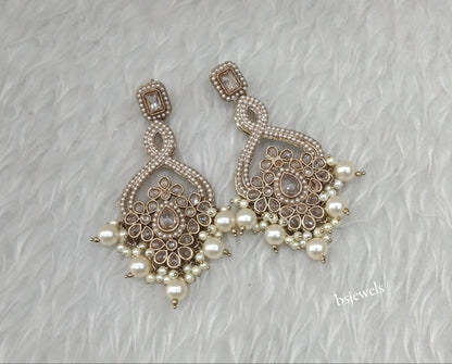 Antique Gold Bollywood Edna Earrings
