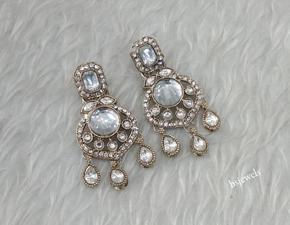 Antique Gold Bollywood Dora Earrings