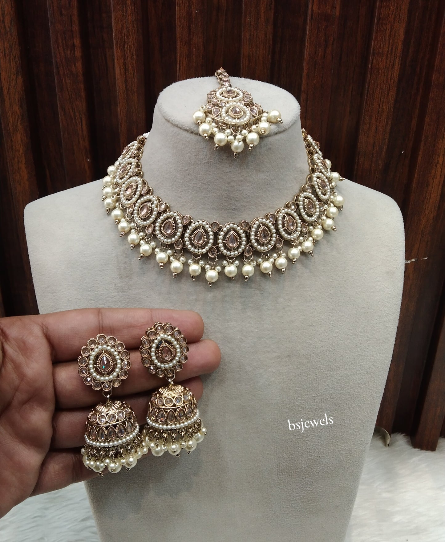 Antique Gold Necklace Jewellery Marry Bollywood sets