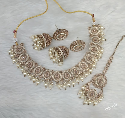 Antique Gold Necklace Jewellery Marry Bollywood sets