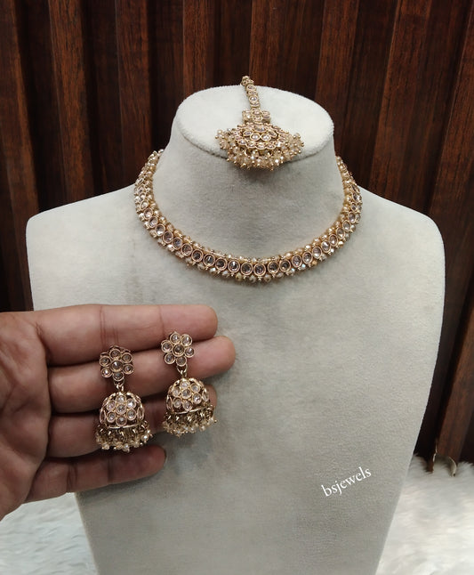 Antique Gold Necklace Jewellery Marry Bollywood sets