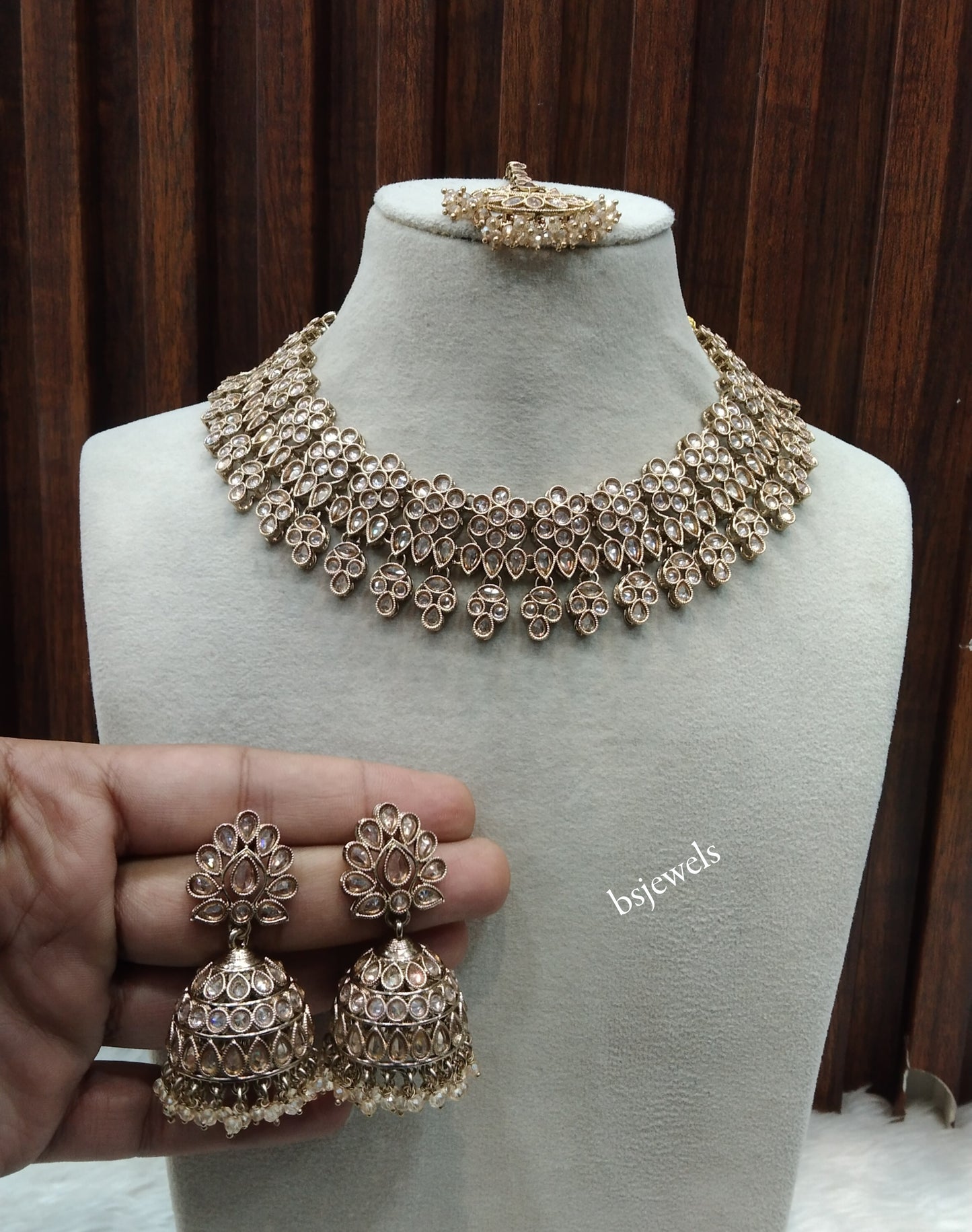 Antique Gold Necklace Jewellery Ishu Bollywood sets