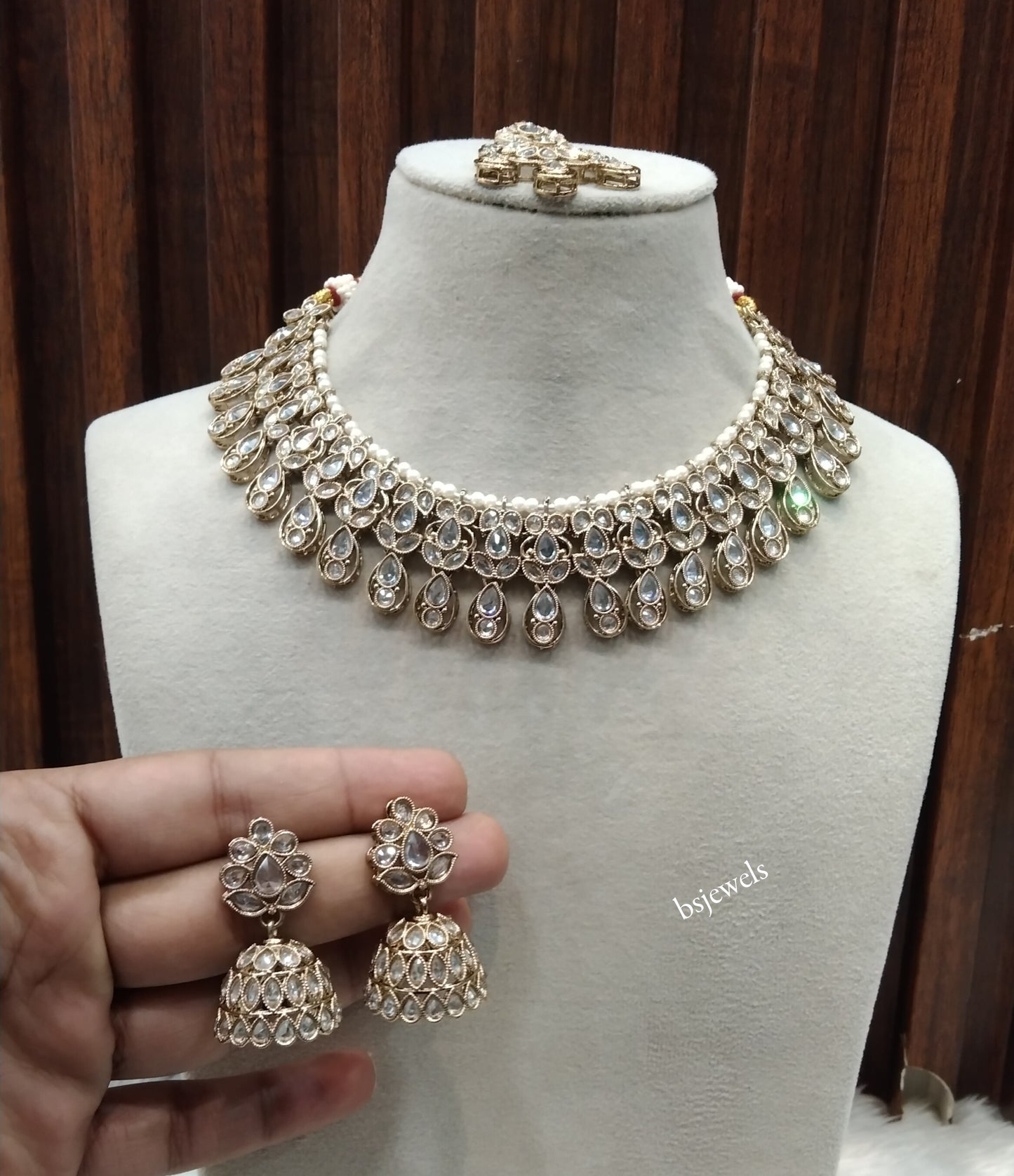 Antique Gold Necklace Jewellery Lovedeep Bollywood sets