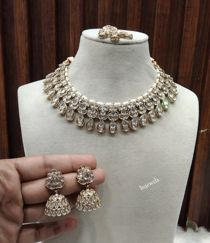 Antique Gold Necklace Jewellery Lovedeep Bollywood sets