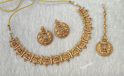 Gold  Polki Necklace Jewellery Nuri Sets