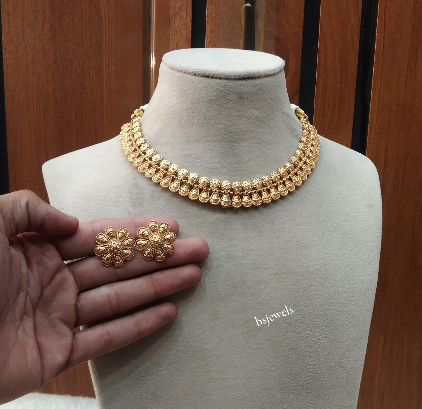 Gold Polki Necklace Jewellery Many Sets