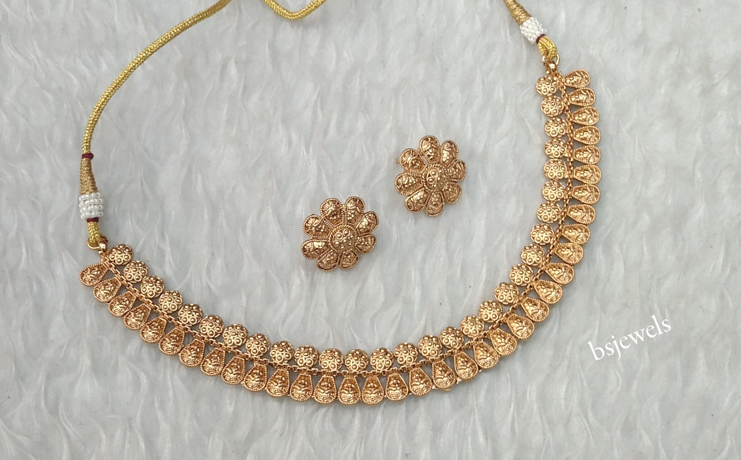 Gold Polki Necklace Jewellery Many Sets