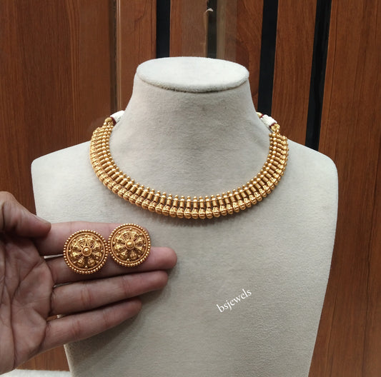 Gold Polki Necklace Jewellery Many Sets