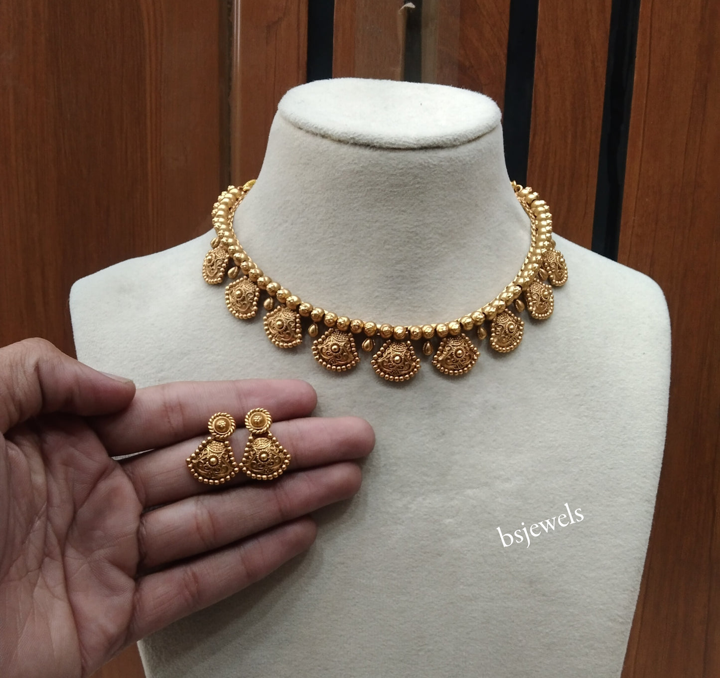 Gold Polki Necklace Jewellery Many Sets