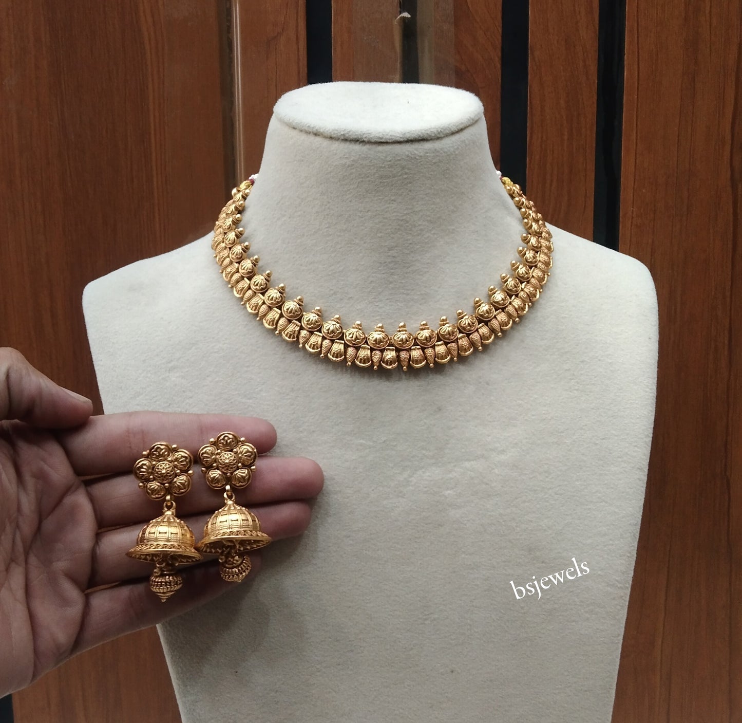 Gold Polki Necklace Jewellery Many Sets