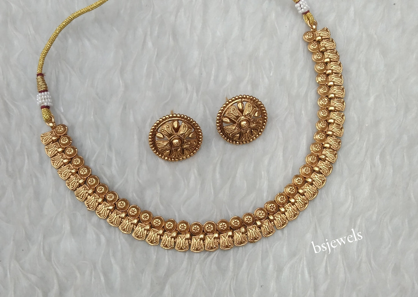 Gold Polki Necklace Jewellery Many Sets