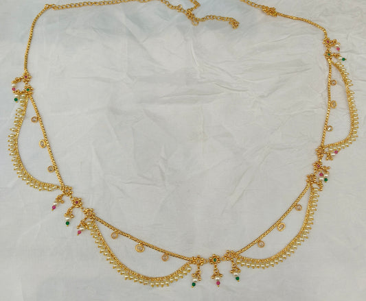 Gold Belly chain kamarbelt saree chain