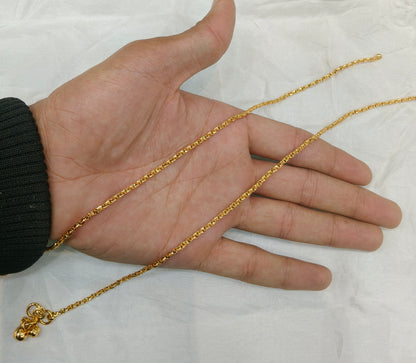 Gold Anklets Jhanjar Payal Jewellery  Set