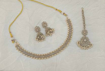 Antique Gold Necklace Jewellery Jagjeet Bollywood sets