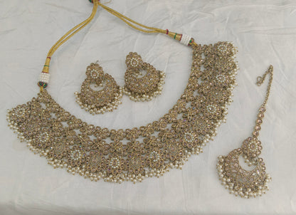 Antique Gold Necklace Harper sets