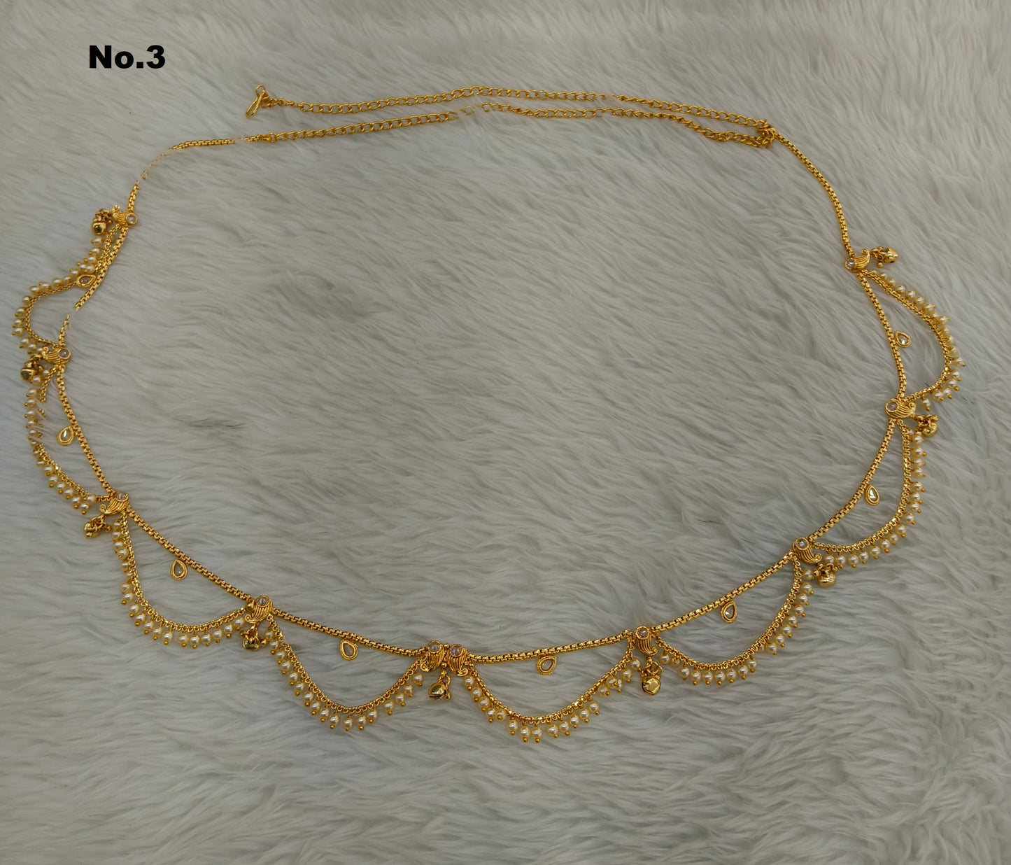 Gold Belly chain kamarbelt saree chain