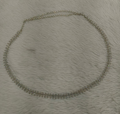 Silver Belly Chain kamarbelt Saree Chain