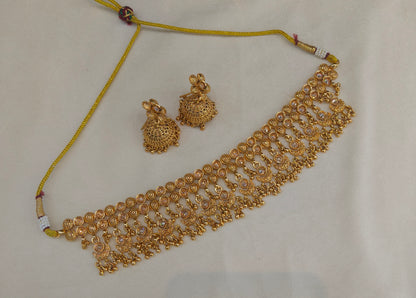 Gold Polki Choker Jewellery Jayla Sets