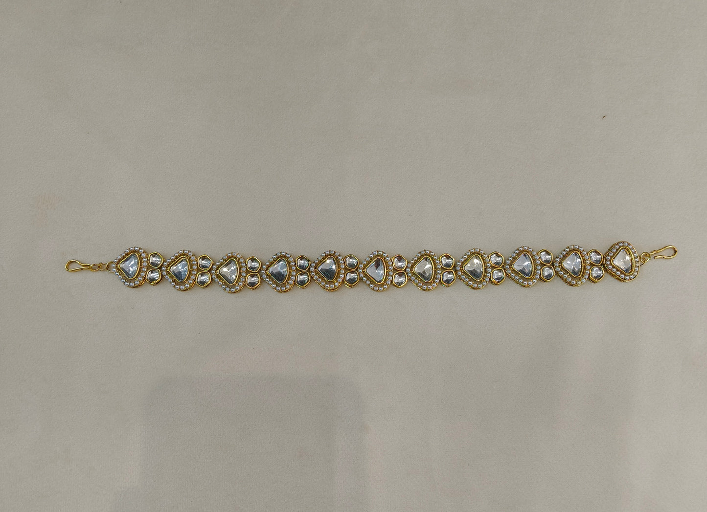 Antique Kundan Sheesh Phool Headpiece Akari Matha Patti