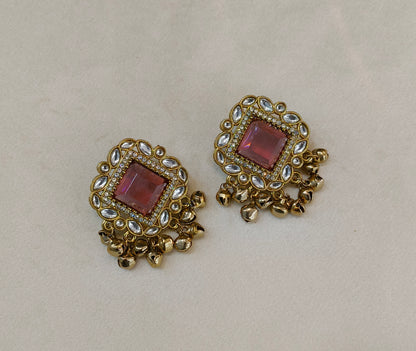 Antique Gold Bollywood Rini Earrings