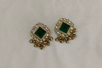 Antique Gold Bollywood Rini Earrings