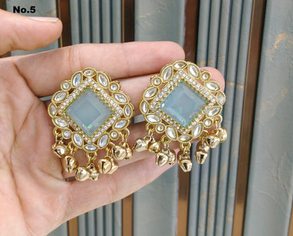 Antique Gold Bollywood Rini Earrings