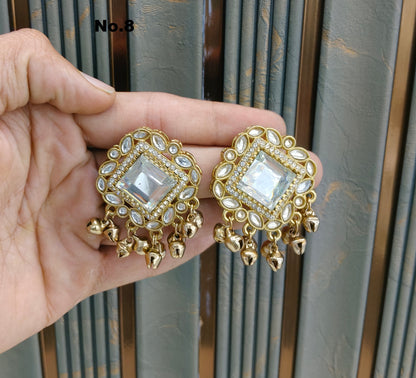 Antique Gold Bollywood Rini Earrings