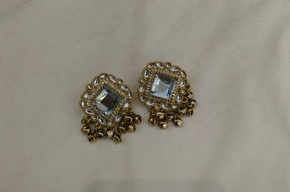 Antique Gold Bollywood Rini Earrings