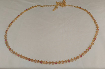 Gold Belly Chain kamarbelt Dhanvi Saree Chain