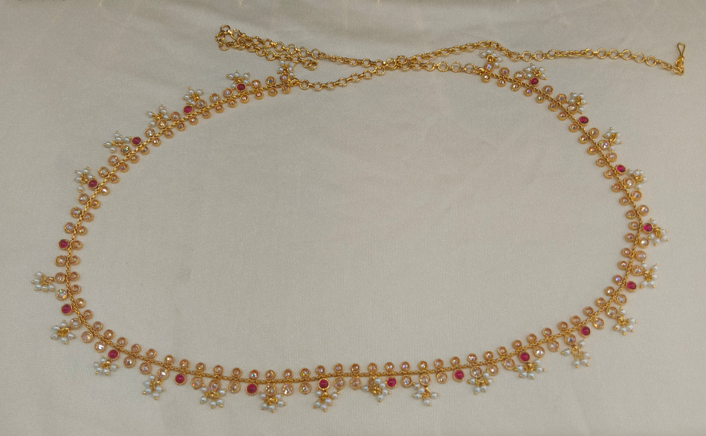 Gold Belly Chain kamarbelt Dhanvi Saree Chain