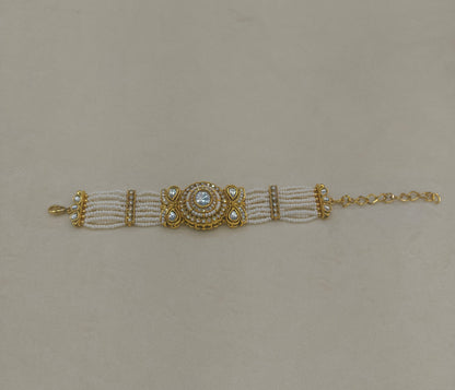 Kundan Hand Bracelets Junia Jewellery