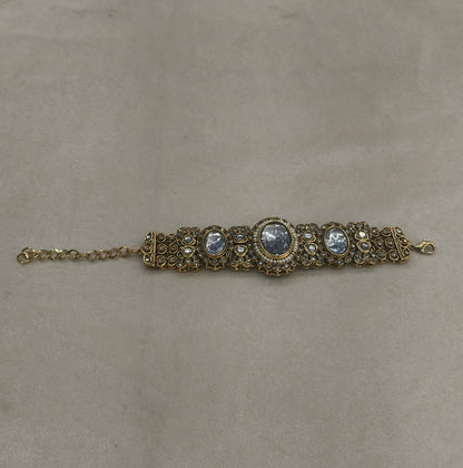 Kundan Hand Bracelets Junia Jewellery