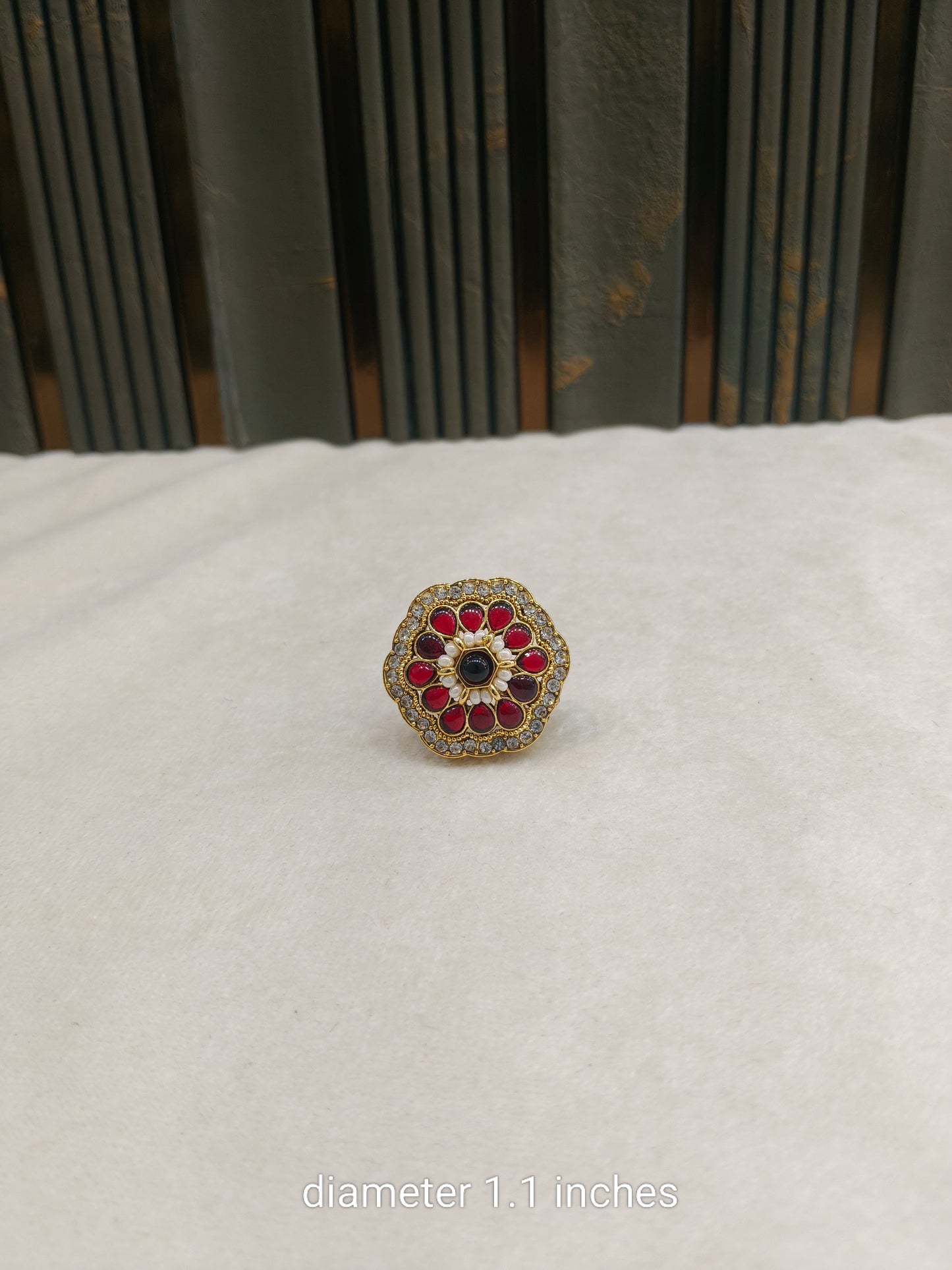 Kundan Adjustable Malati Finger Rings